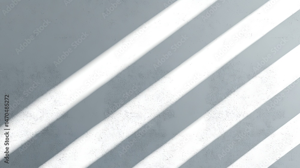 Aufkleber light shadows cast diagonal lines on a muted gray surface.