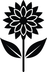 blue mistflower icon vector illustration