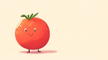 Cartoon tomato illustration