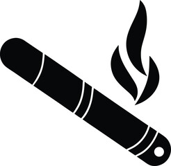Cigar Icon Vector Illustration