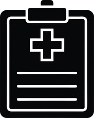 Fototapeta premium medical chart icon vector illustration