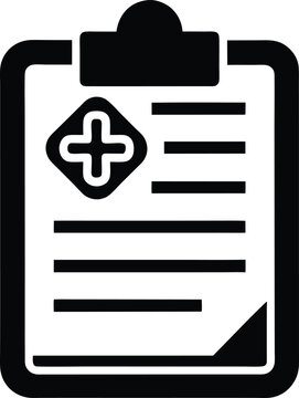 prescription pad icon vector illustration