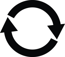 refresh reload icon vector illustration