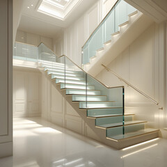 staircase in a modern building