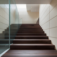 staircase in a modern house