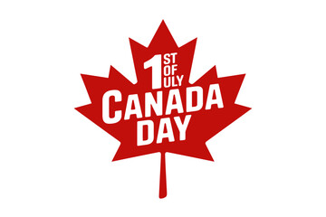 Canada day celebration maple leaf july first image