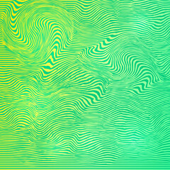 Abstract neon background. Striped zebra color waves textured backdrop. Bright wavy background. Vector template for your designs.