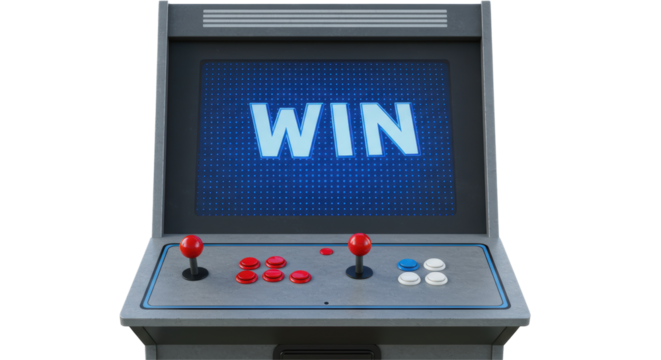 Isolated Arcade Machine