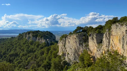 Fotobehang Mediterraans Europa Hiking in the Massif de la Clape in Aude  © Andrea Geiss