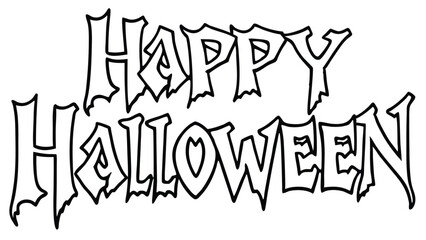 Happy Halloween Typography Vector in Blackletter Font for Gothic and Vintage Style Designs
Happy Halloween Blackletter Font, Gothic Halloween Typography, Spooky Halloween Text Vector,  