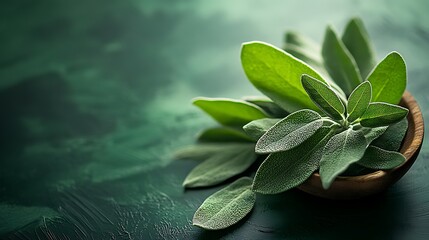Obraz premium Aromatic Herb Sage: Cultivation Culinary Uses and Potential Health Benefits of This Ancient Plant