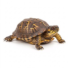 Fototapeta premium Turtle on white background