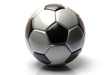 Fototapeta premium soccer ball 3d image isolated on white background