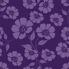 modern cotton flower seamless texture, outline hand drawn floral pattern, trendy one line textile pillow design, fashion wrapping paper sketch art, stylish home inspired print