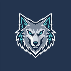  Fierce Wolf Esports Team Logo Vector Illustration