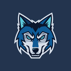  Fierce Wolf Esports Team Logo Vector Illustration