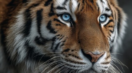 Obraz premium A close-up of a tiger, wild animal, isolated on a background