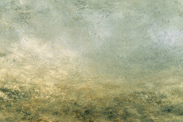 Abstract Atmospheric Landscape: A painterly depiction of an ethereal landscape, where hazy skies meet indistinct horizons, and subtle color gradients create a calming effect.