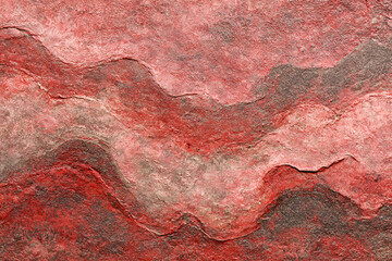 Red Rock Waves: A detailed abstract image showcases a textured pattern of rich, earthy red and gray rock formations, evoking a sense of depth and the timeless beauty of the natural world.