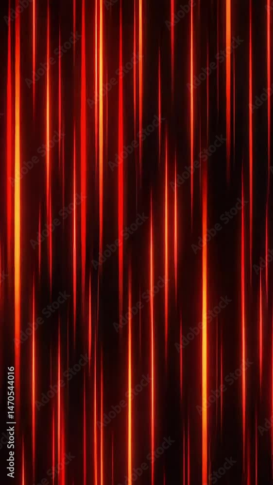 Poster dynamic abstract neon light streaks pulsing in dark background