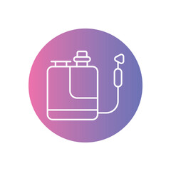 Smart Fertilizer Dispenser Icon vector stock illustration