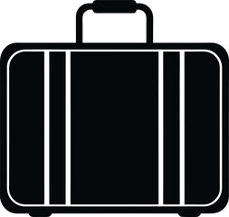 suitcase luggage icon vector illustration
