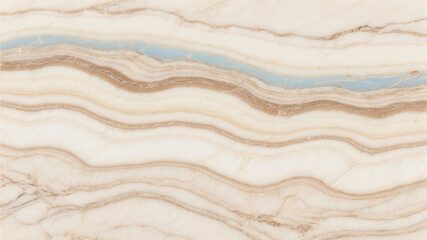 Natural onyx stone texture with wavy veins and blue streaks for background design