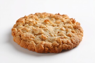 Golden-brown oatmeal cookie, crunchy and delicious.