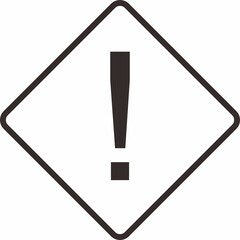 exclamation mark warning sign