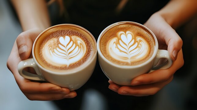 Woman bringing a friend coffee as a supportive gesture