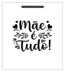Lettering Dia das Mães para Composição