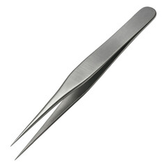 Precision Stainless Steel Tweezers for Detailed Work Close up Studio Shot