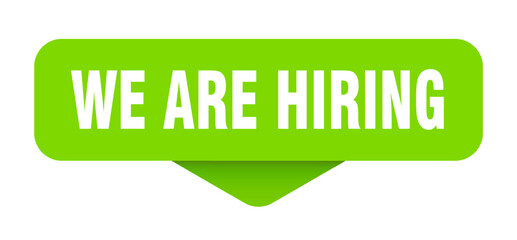 we are hiring sticker. we are hiring sign on transparent background