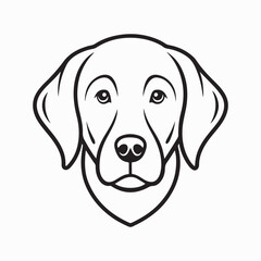 labrador retriever dog Vector Art illustration