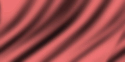 Elegant fabric texture abstract background in a soft peach color with subtle wavy lines