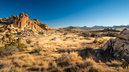 Naklejka premium vast desert landscape