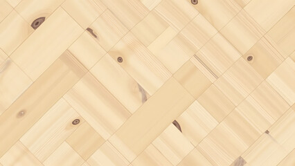 Double herringbone ash wood flooring in natural untreated state, pale golden-brown tones, seamless texture, neutral lighting, rustic eco-friendly design, organic imperfections.