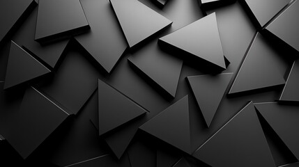 Abstract dark triangle geometric background