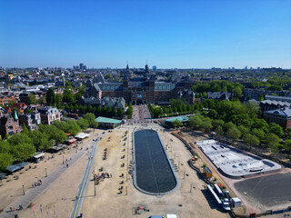 Rijksmuseum in 4K: Stunning Drone Footage of Dutch Architectural Grandeur.