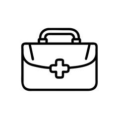 Icon of a doctorchest / first aid kit