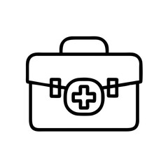 Icon of a doctorchest / first aid kit