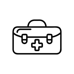 Icon of a doctorchest / first aid kit