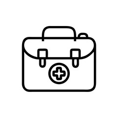 Icon of a doctorchest / first aid kit