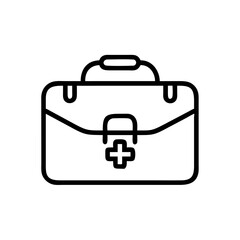 Icon of a doctorchest / first aid kit