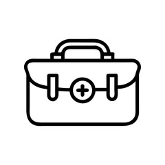 Icon of a doctorchest / first aid kit