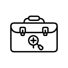 Icon of a doctorchest / first aid kit