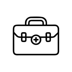 Icon of a doctorchest / first aid kit