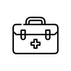 Icon of a doctorchest / first aid kit