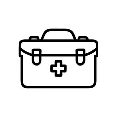Icon of a doctorchest / first aid kit