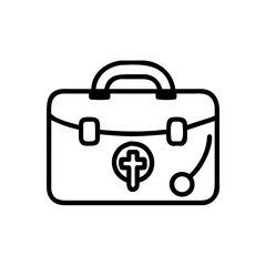 Icon of a doctorchest / first aid kit